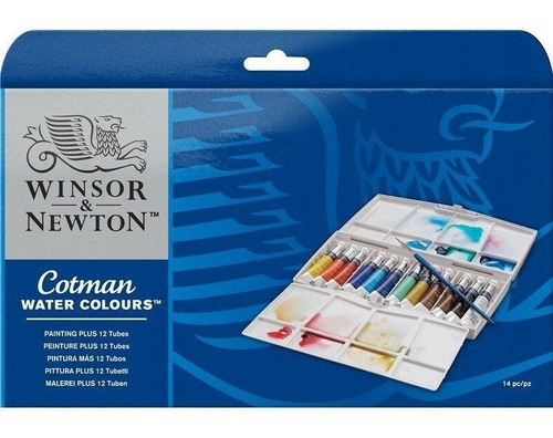 Set De Acuarelas Cotman Winsor & Newton X12 Pomos 8 Ml