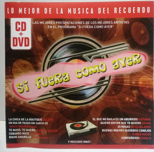 Cd +dvd Heleno,tormenta,katunga Y Otros (si Fuera Como Ayer)