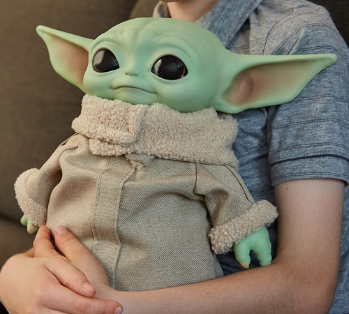 Imagen 4 de 4 de Star Wars Grogu Baby Yoda The Child Mandalorian 28cm Mattel