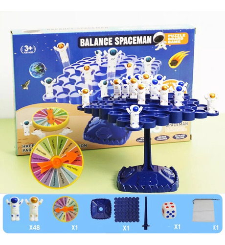 Conjunto De Astronautas Do Jogo De Tabuleiro Balance Tree