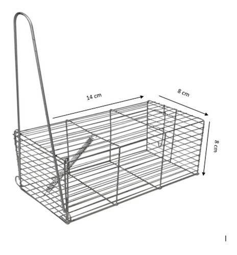 Jaula Trampera Trampa Chica Para Laucha