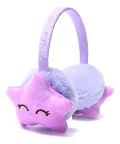 Orejeras Skora Abrigo Infantil Estrellas Think Happy 39646 Lila Estrella