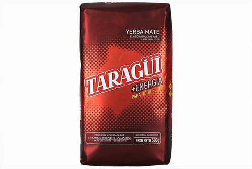 Yerba Mate Taragui Energia 500g 