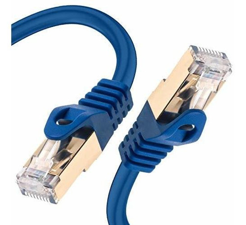 Cable Ethernet Cat 7 Cable De Conexión De Red Azul 6 Pies 10