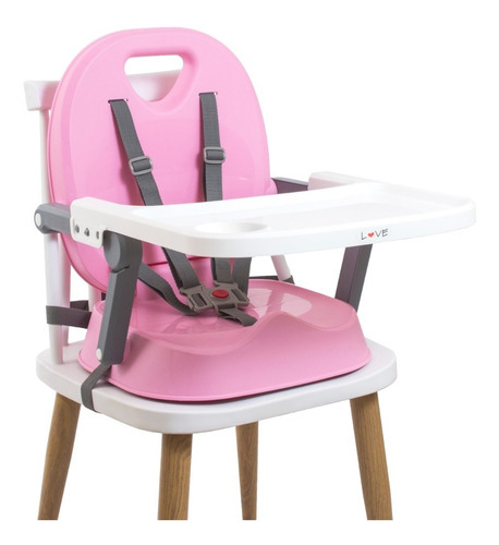 Imagen 6 de 6 de Silla Comer Bebé Portasilla Booster Plegable Bandeja Viajes