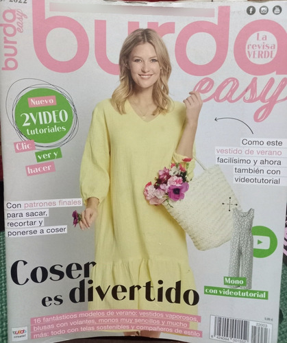 Burda Easy Revista De Marzo 2023, 66 Paginas