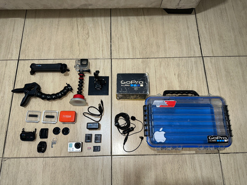 Kit Camera Go Pro Hero 3 Black Usado (Usado)