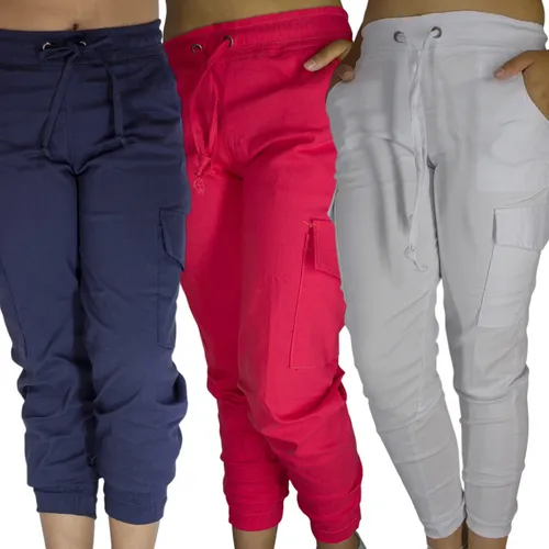 Pantalones De Mujer Cargo Pants Tipo Suelto Moda Para Dama