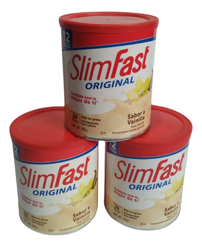 Slimfast Original 3 Latas De 425gr Envio Gratis