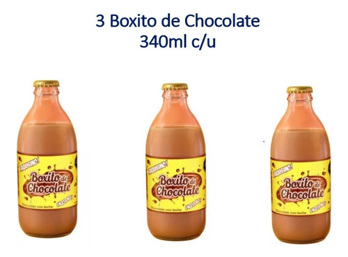 3 Boxitos De Chocolate 340ml (antes Soldado De Chocolate)