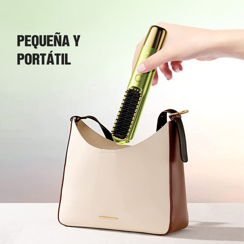 Cepillo De Pelo Eléctrico Recargable Por Usb,calefacción Mch