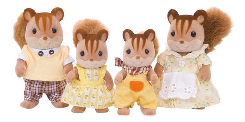 Familia De Ardillas De Avellanas Calico Critters.