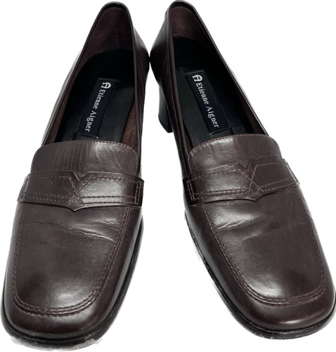 Zapatos Mocasines Etienne Aigner 8 Y Medio Cafe