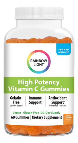 Rainbow Light Gomitas De Vitamina C De Alta Potencia, Apoyo
