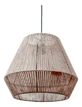 Comprar Lampara Colgante Rustico Hilo Yute Diamante