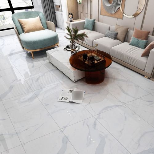 Porcelanato Calacata Bianco Pul 58x117 2da San Lorenzo