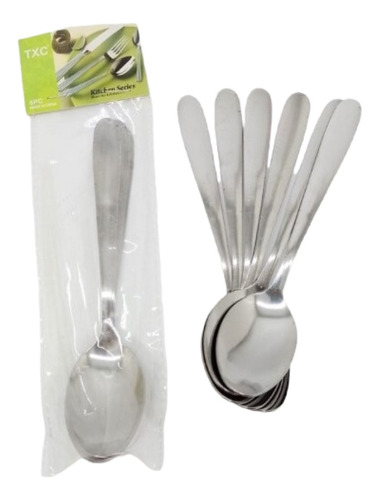 Set De Cucharas De Acero Inoxidable