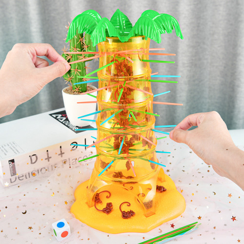 Juego Didáctico De Mesa Monos Crazy Escalada De Árboles