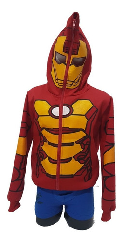 Chaqueta, Buzo Niño Super Héroes Ironman,hulk ( Hstyle)