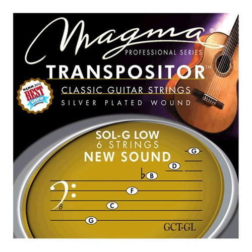 Encordado Transpositor Magma Guitarra Clasica Sol-g Low