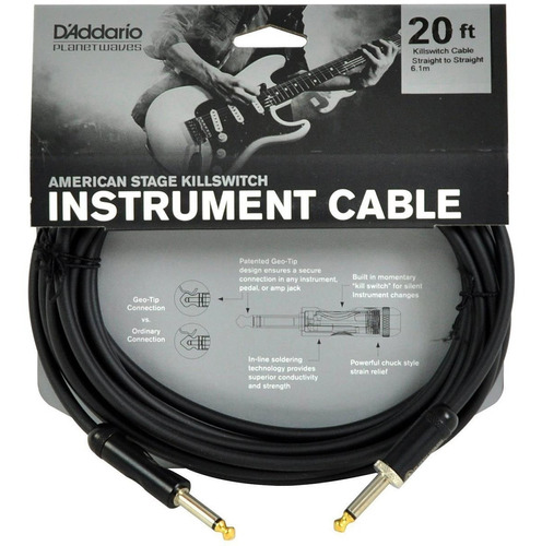 Cable Para Instrumento D'addario Planet Wave Pw-amsk-20 