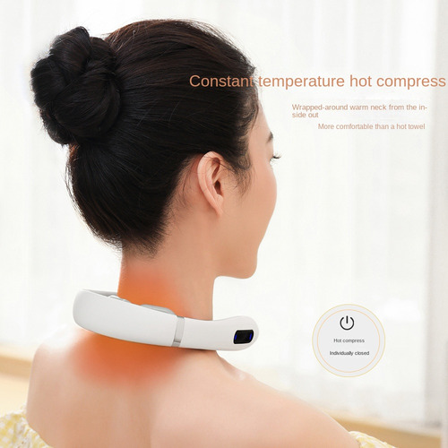 Masajeador Cervical Relax Lazy: Cuello Inteligente Con Pulso