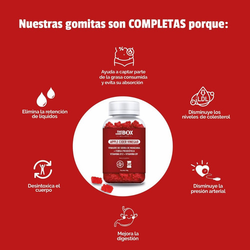 The Gummy Box Quemador Grasa Deep Love Potencializador Sex