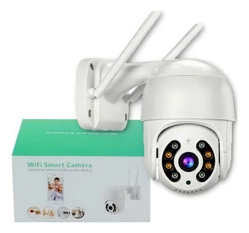 Kit 5 Câmera A8 Prova Dágua Full Hd Zoom 4x App Cor Branco
