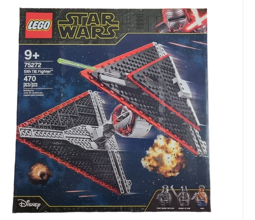 Set Lego Star Wars 75272 Sith Tie Figther 470pcs