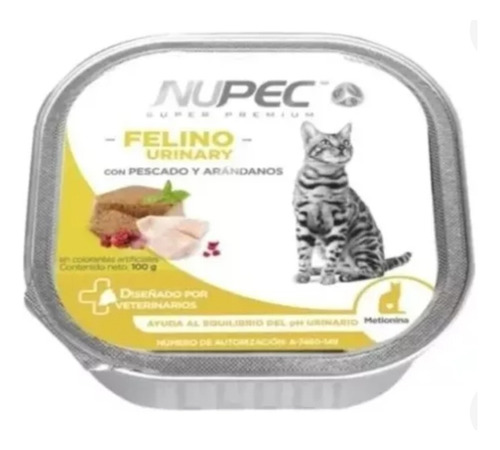 Nupec Urinary Felino Lata 100gramos
