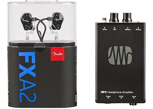Fender Mxa2 Bundle With Fxa2 Pro In Ear Monitors   Pres