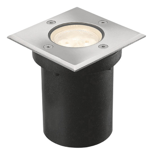 Artefacto Luz De Piso Embutido Para Exterior Ip65 Acero Inox