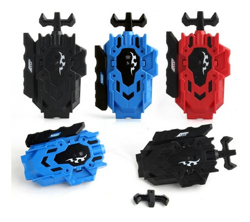 1 Lanzador Beyblade Burst Beylauncher Lr Supremo Con Color Rojo