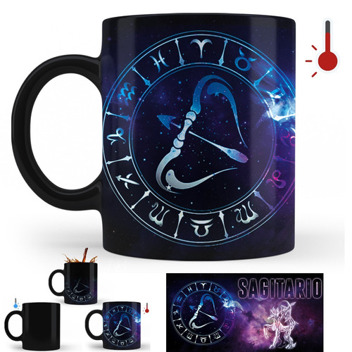 Taza Mágica Caballeros Del Zodiaco Sagitario