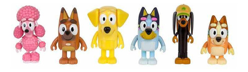 Bluey Y Sus Amigos Set Deluxe Playa Multipack Figuras