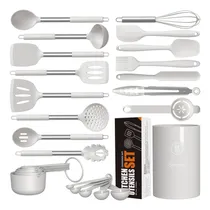 Comprar Set Grande De Utensilios De Cocina De Silicona, Para Cocina