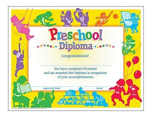 Diploma Preescolar Clásico Paquete De 30.