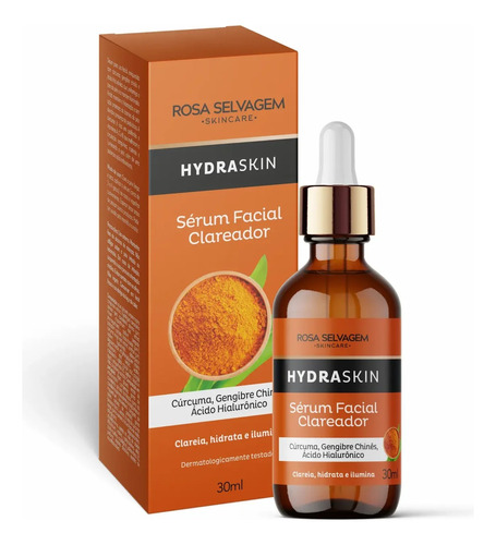 Rosa Selvagem Sérum Facial Clareador Hydraskin 30ml