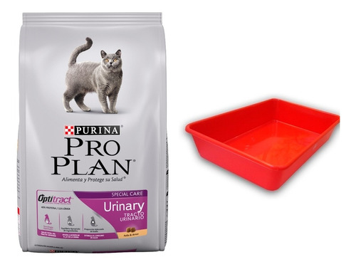 Alimento Gato Pro Plan Urinary 15 Kilos+bandeja Sanitaria Ro