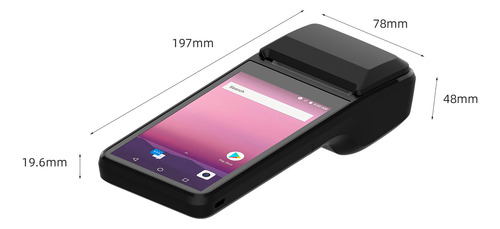 Impresora Portátil De Recibos 4g Pos Android 11 1d/2d Baode