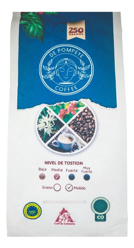 Cafe Colombiano - Caffisterra Molido / Excelso Castillo 250g