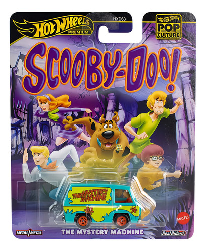 Carrinho Hot Wheels Premium Scooby - Doo The Mystery Machine Cor Jbl63 - The Mystery Machine