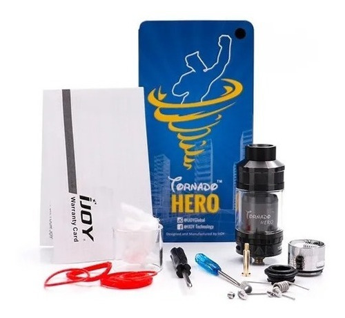 Atomizador Tornado Hero Ijoy Rta - Dale Potencia A Tu Vape !
