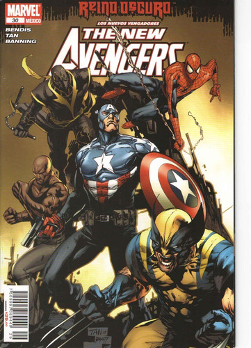 Comic Marvel The New Avengers 30 Reino Oscuro Español 
