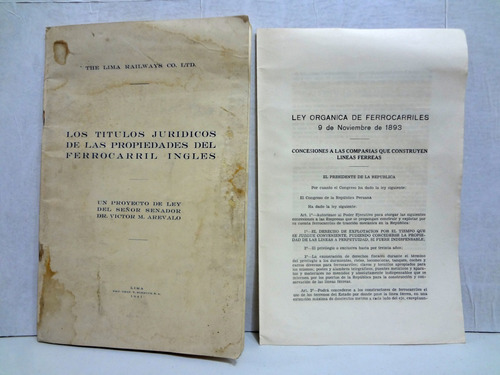 Los Títulos De Las Propiedades Del Ferrocarril Ingles 1941