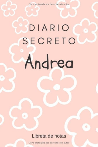 Diario Secreto De Andrea - Libreta De Notas: Regalo Para Niñ
