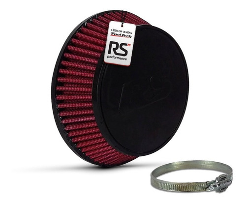 Filtro De Ar Esportivo Para Turbina 2,75 Polegadasvermelho