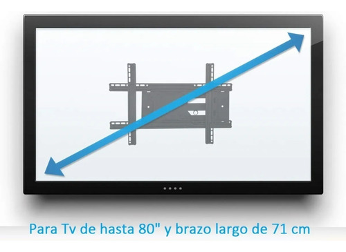 Soporte Móvil Tv 42 A 80 Pulgadas