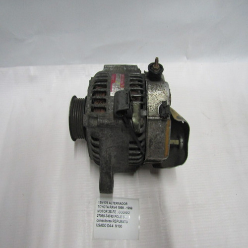 Alternador Toyota Rav4 1998-1999 3s-fe . Codigo 27060-74740 (Usado)
