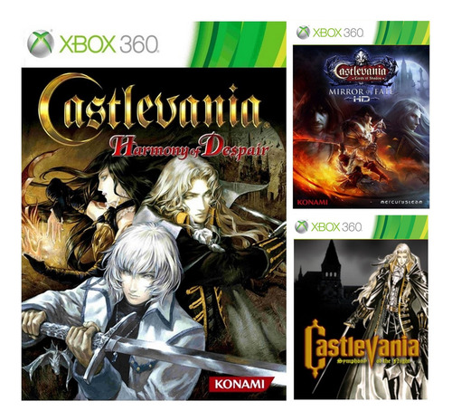 Castlevania Collection 3 En 1 Solo Xbox 360 Pide Tu 20% Off